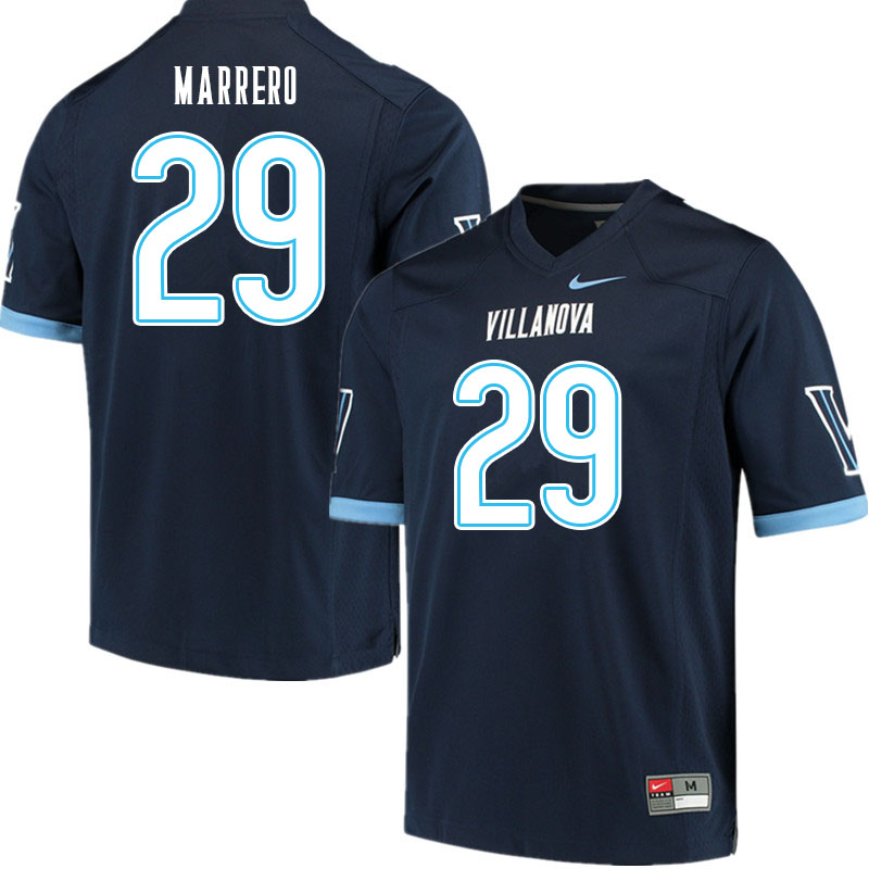 Men #29 Derek Marrero Villanova Wildcats College Football Jerseys Sale-Navy